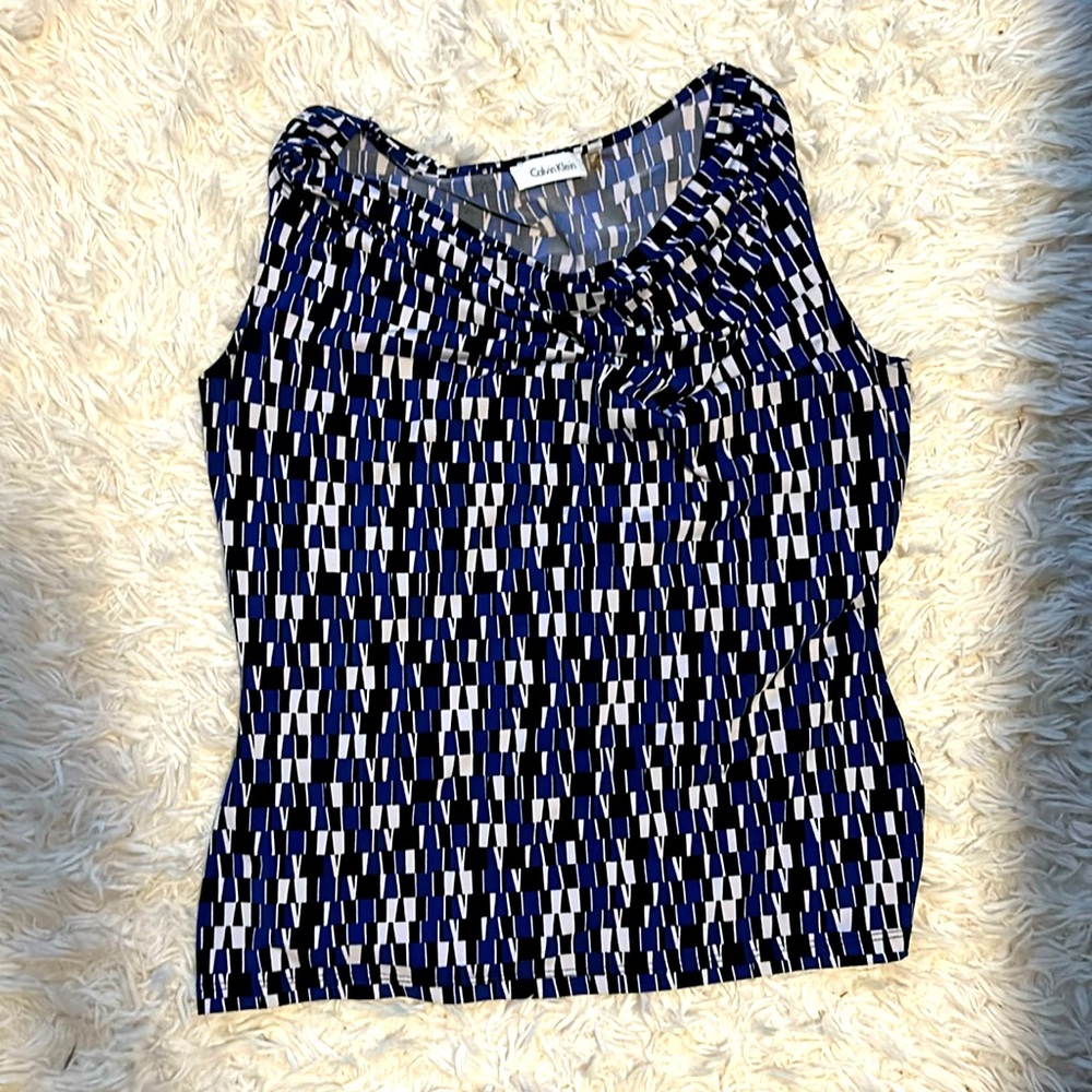 Calvin Klein cowl neck blouse